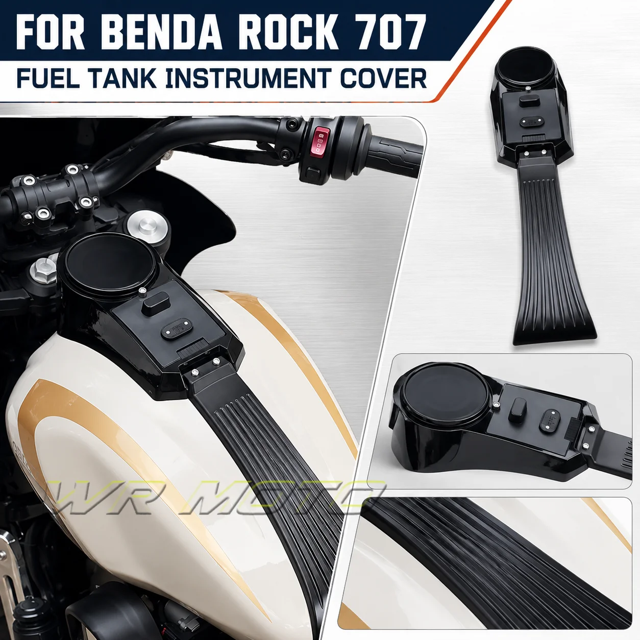 Dual Function Tank Dashboard Scratch Shield Decorative Cover Fit For BENDA ROCK 707 Motorbike Aftermarket Accessories