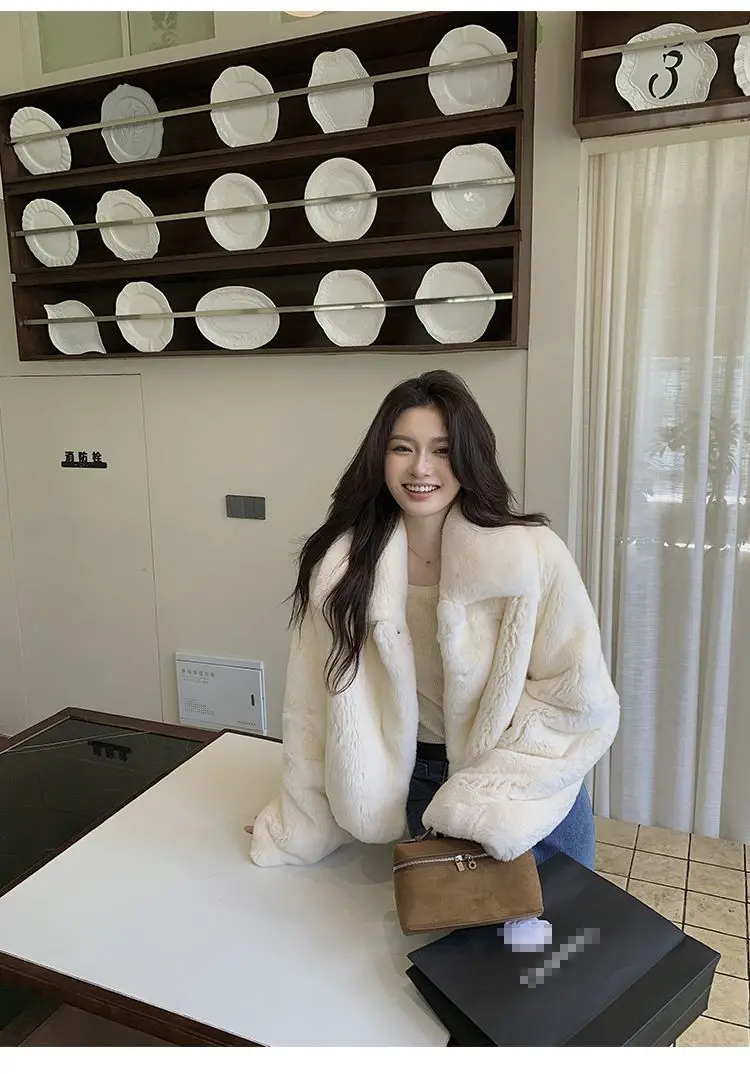 Manteaux en fausse fourrure de vison pour femmes, longs en velours de noël, pour mariage, mode élégante, haut de gamme, soirée, Chic, classique, ajusté, tendance