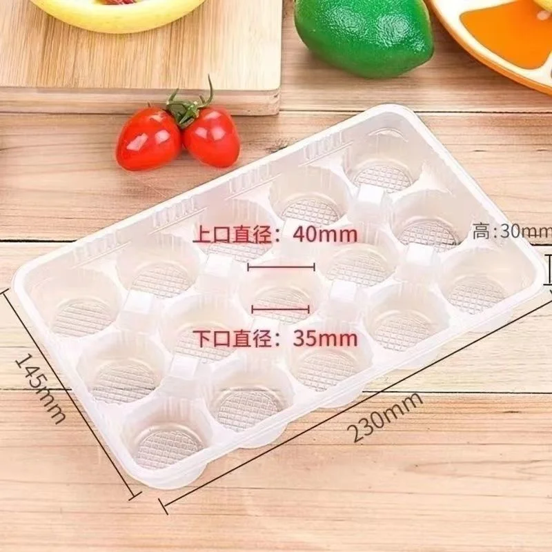 【Packing Box】Fresh Disposable to-Go Box Disposable Wonton Box Takeaway Special Lunch Box Quick-Frozen Dumpling Box Dumpling Stea