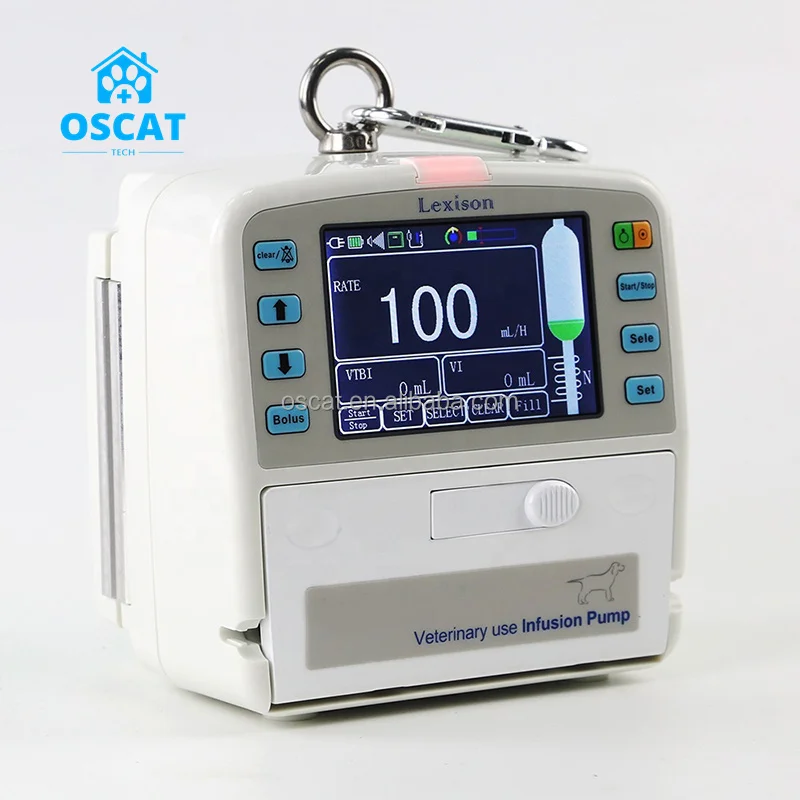 OSCAT Veterinary Infusion Pump with Heating Function - Touch Screen, Syringe Pump for Animal Clinic EX-15