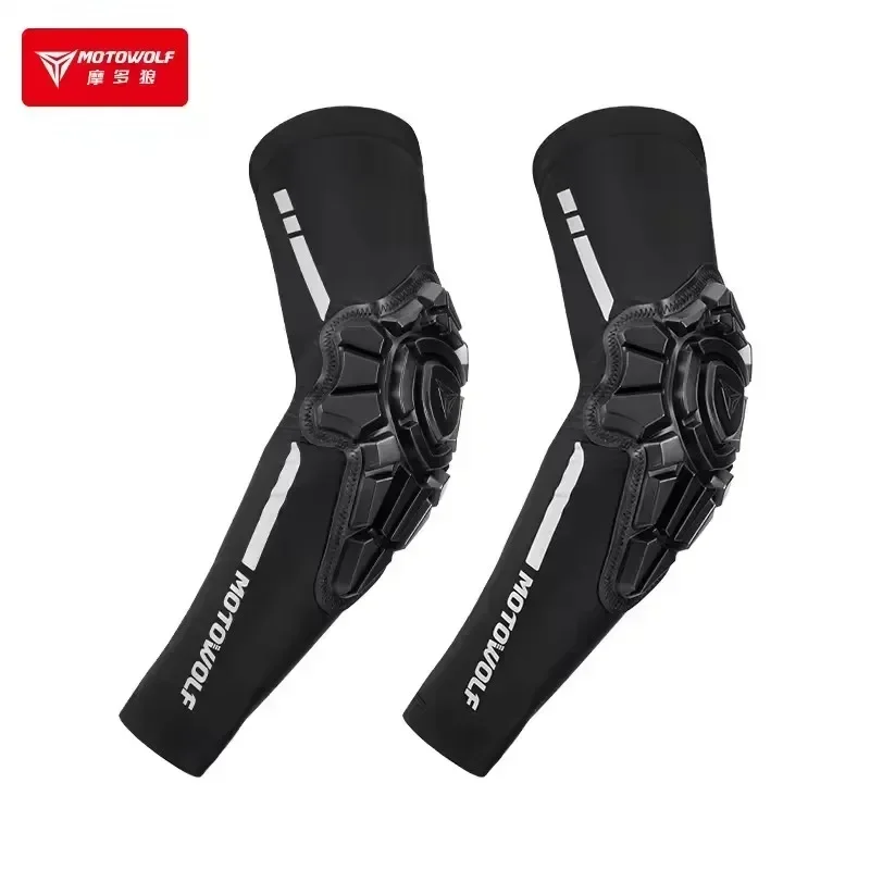 Summer Motorcycle Elbow Pads Sunproof Cycling Elbow Protection Motocross Elbow Protector MTB BMX DH ATV Motorcyclist Equipment