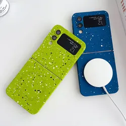 Magnetic for Samsung Galaxy Z Flip 6 5 4 3 5G Case Wireless Charging for Magsafe Soft Matte Star Cover Fold Shell Fundas