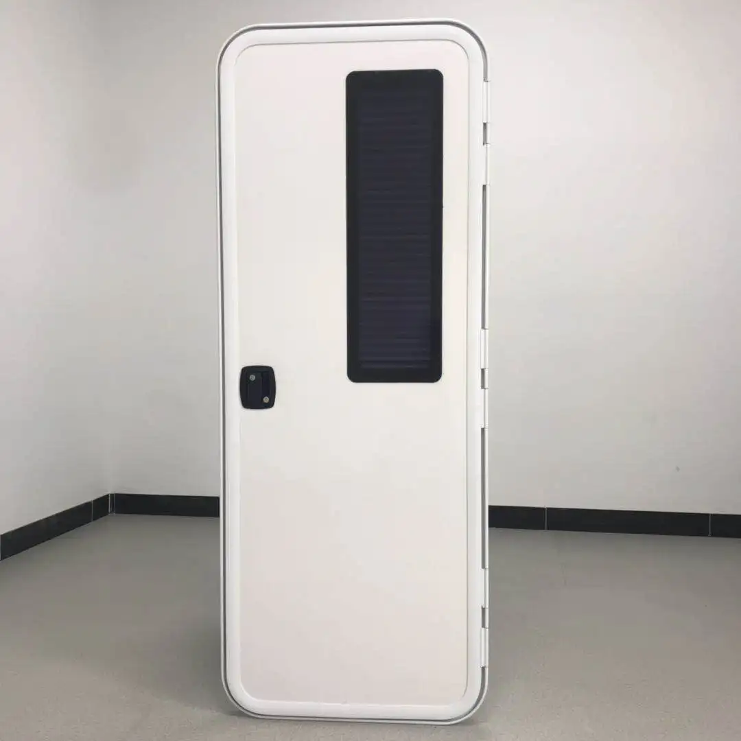 Factory Directly Sell 620x1300mm RV Entry Door With Blind Easy Installation And Long-Lasting Durability