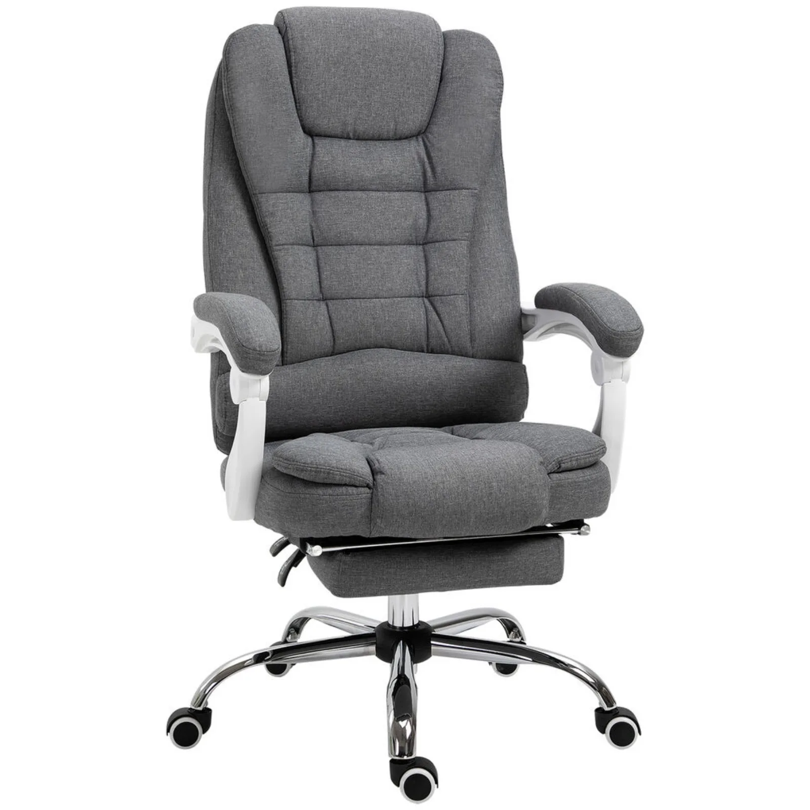 Ergonomic Office Chair with Retractable Footrest Height Adjustable with Armrests United States