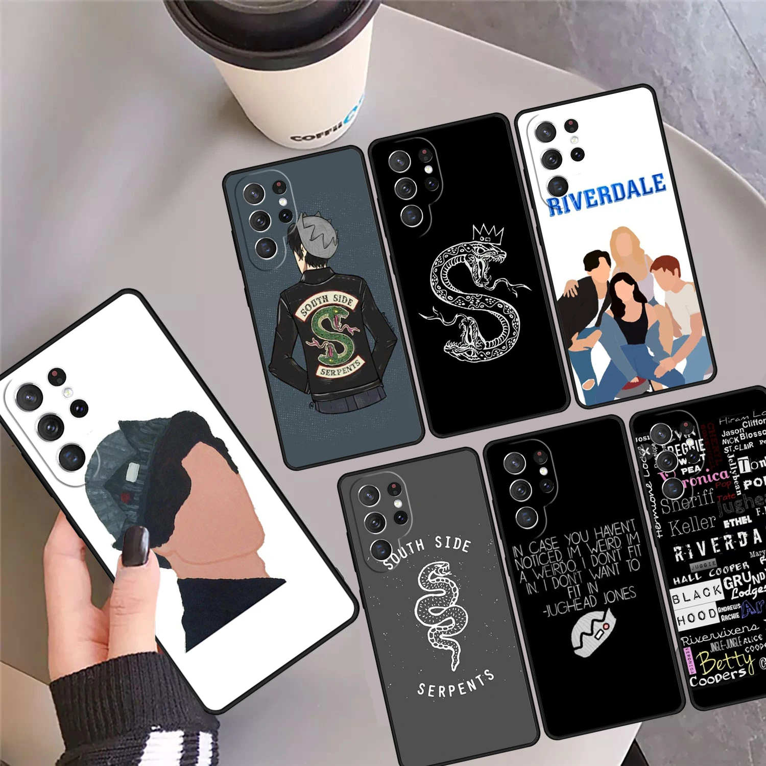 Riverdale TV Series Phone Case Cover Coque For Samsung Galaxy S24 Ultra 23 S22 Plus S21 FE S20 S8 S9 S10 Note 10 Pro Note 20