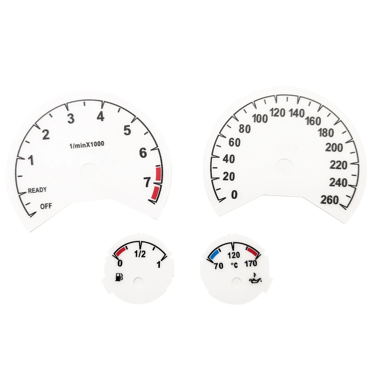 GaugeFace Dashboard Sticker Instrument Panel Trim Sticker For BMW F Chassis 4 Series Semi-LCD Instrument Dashboard Layer Sticker