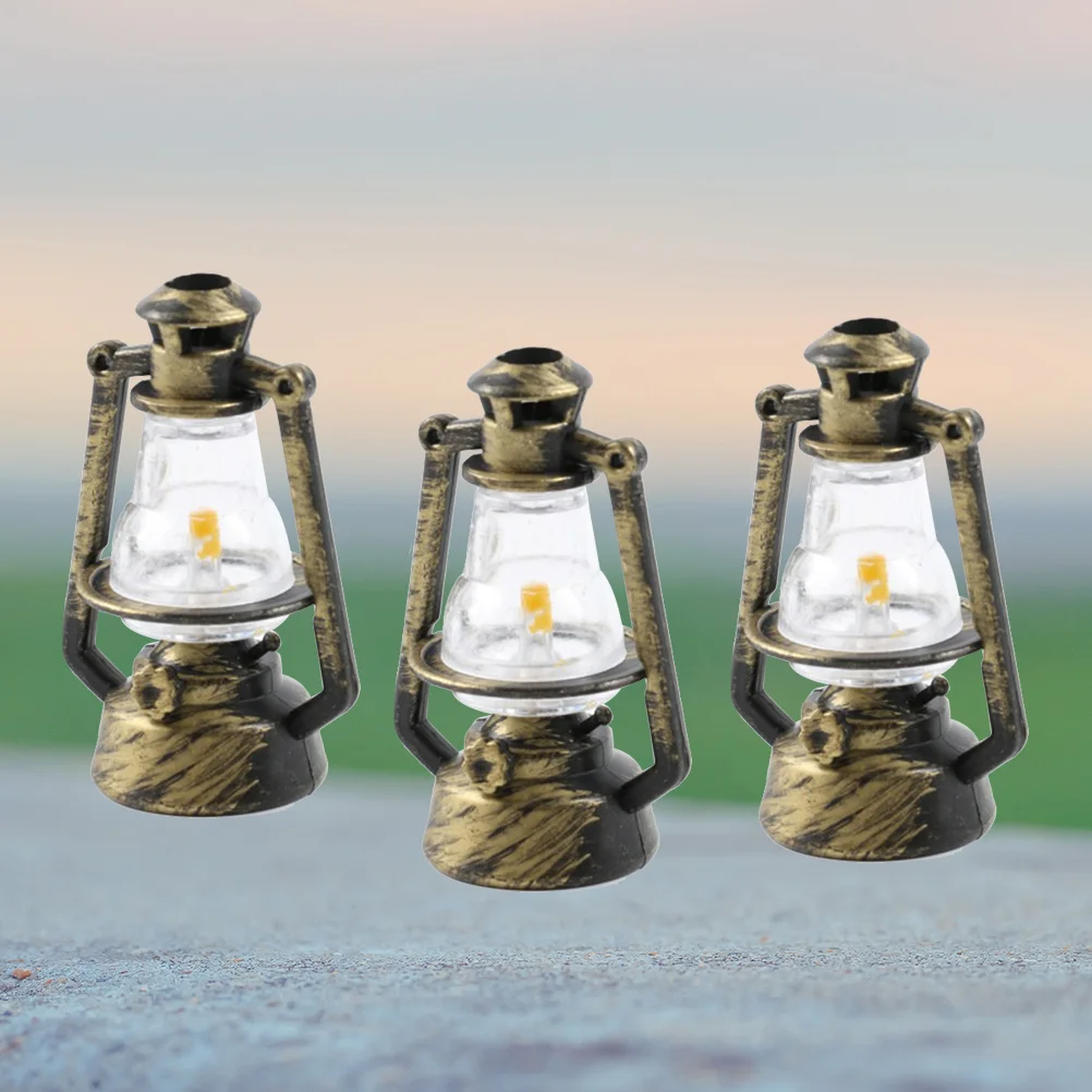 6 stuks retro lantaarn vintage licht draagbaar decoratief licht voor Halloween Party spookhuis kamer retro lamp