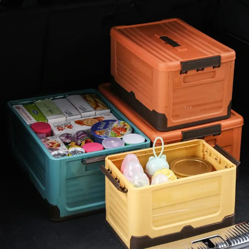 New Arrival Large Capacity Foldable Storage Box With Lid Multifunction Organizer Toy Box Student Dormitory Plastic Storage Case