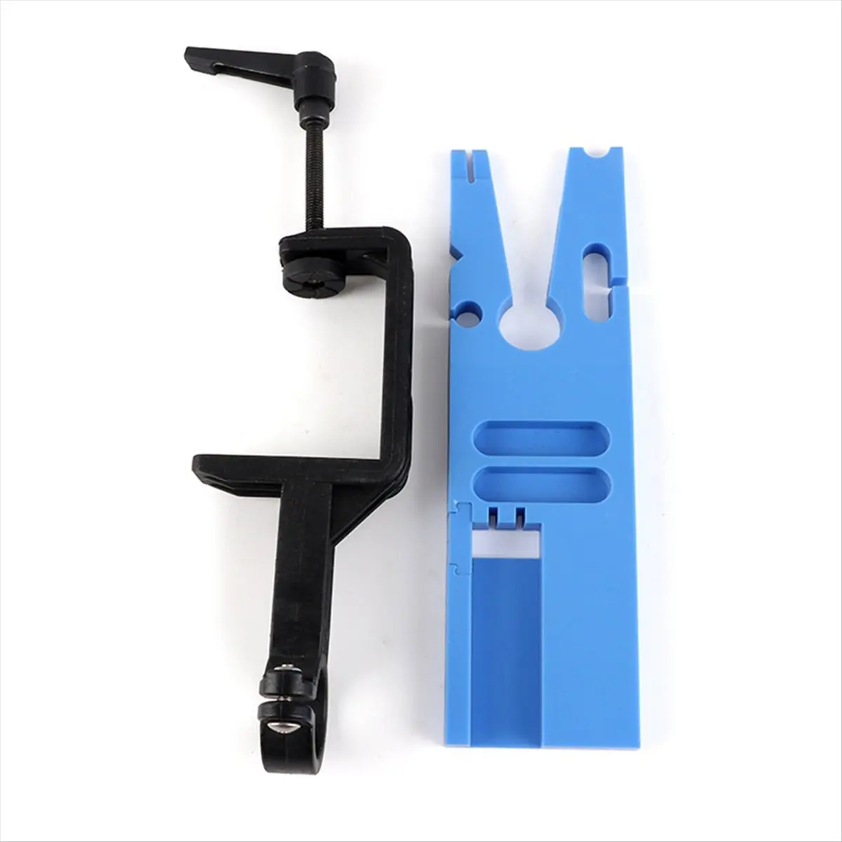 DT57 LATEST MODEL Bench Pin Clamp Set V-Slot C-Clamp for Workbench Wooden Metal Jewelry Making Tool Cutting Fasten Lock Tool
