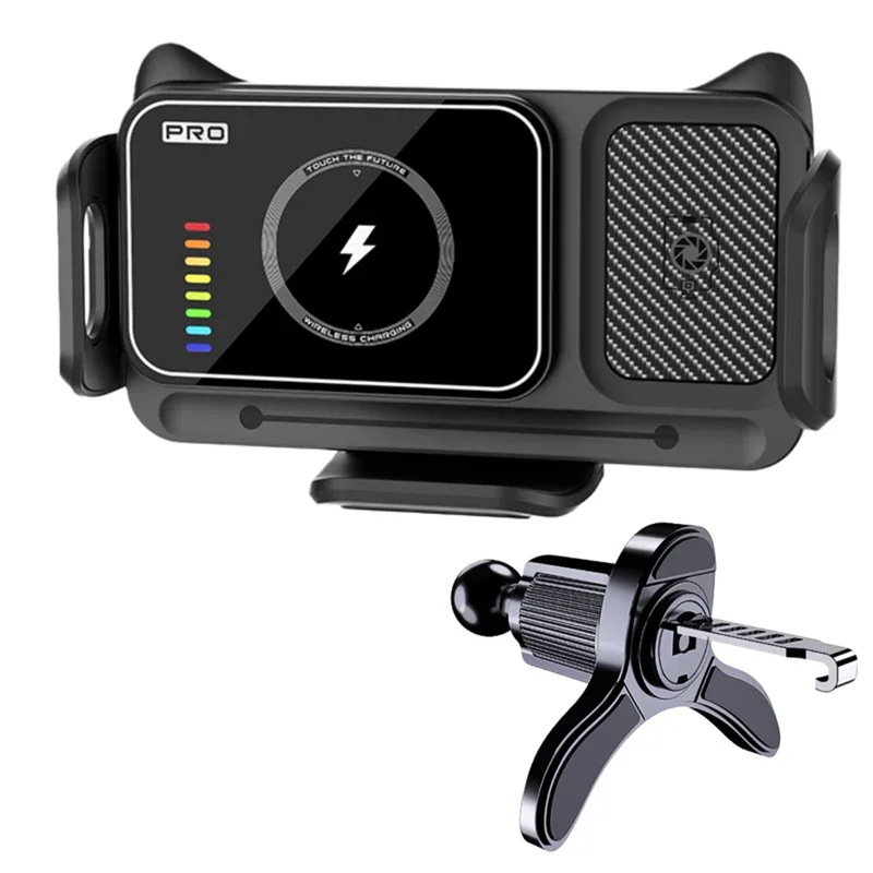 Universeller Auto-Wireless-Ladegerät-Telefonhalter mit 360°-Drehfunktion °   Rotationshalterung für Samsung Galaxy Fold 6 5 4 3 Z Flip S25 mit Schnellladefunktion