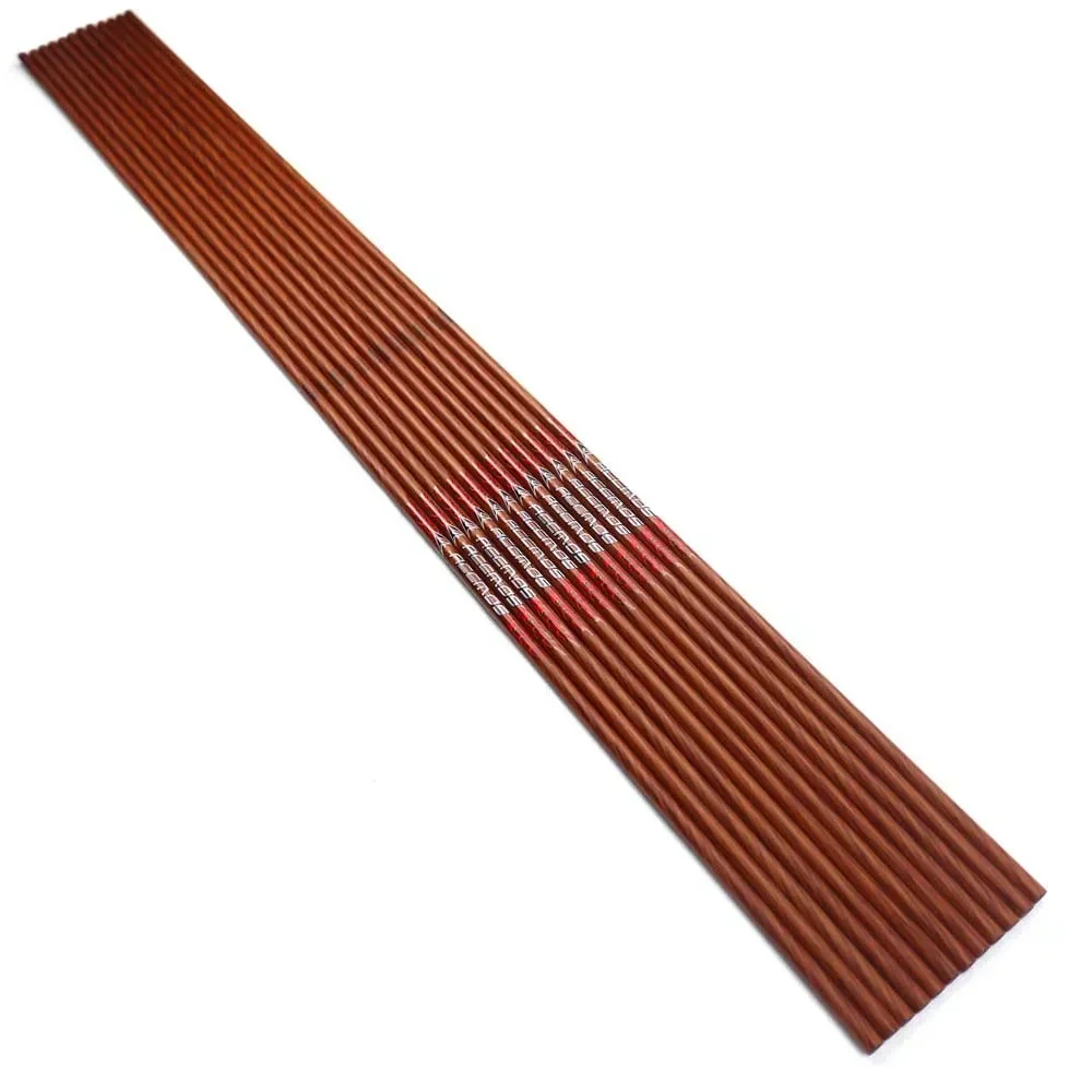 ACCMOS ID6.2mm ไม้คาร์บอน Arrow SHAFT 32 นิ้วกระดูกสันหลัง 300 350 400 450 500 550 600 700 800 ไม้ผิวสําหรับยิงธนูยิง