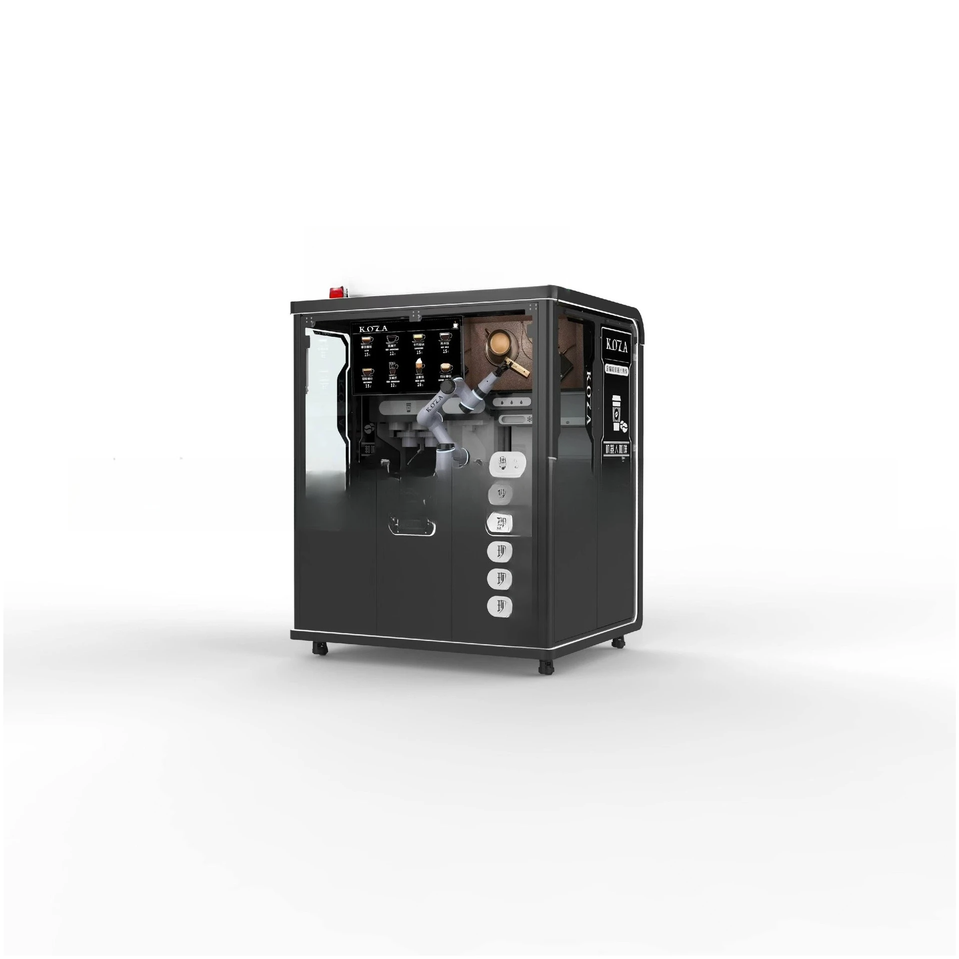 Unmanned coffee vending machine Coffee house Automatic vending machine, freshly ground , with six-axis