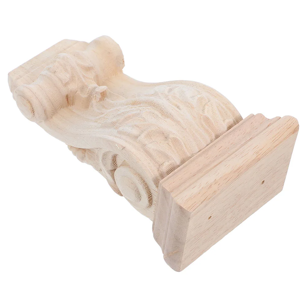 

Decorative Wood Corbel Carved Solid Wood Wall Mount for DIY Home Improvement Projects Elegant European Inspired Interior Design