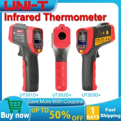 UNI-T UT301D+ Infrared Thermometer Digital Measure Temperature Non-contact Circle Laser Thermometer Temperature Gun