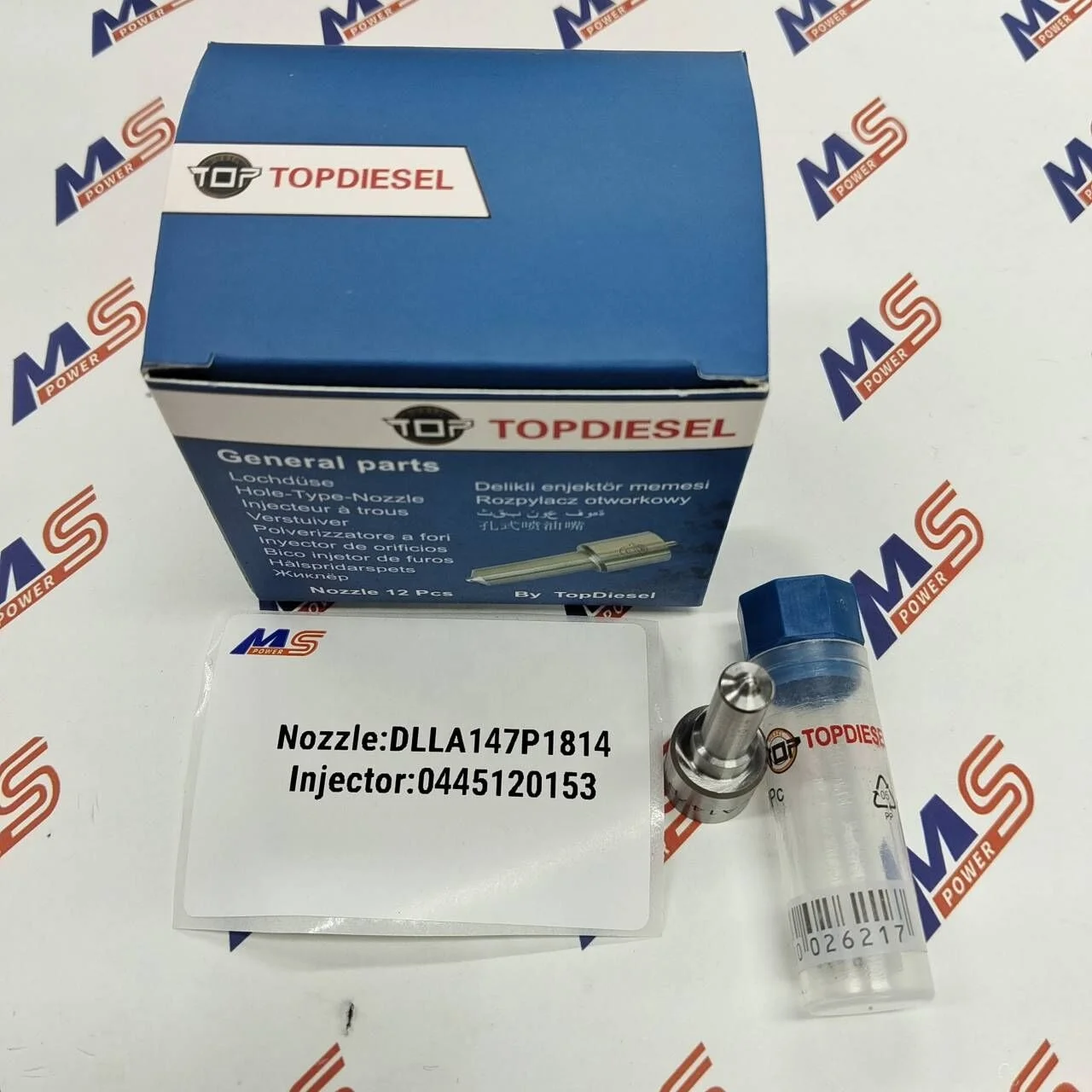 TOPDIESEL Nozzle DLLA147P1814 For Injector 0445120153