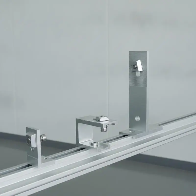 L-Foot/L-Feet Mount Aluminum Bracket For Solar Panel Rail Support Livable Decoration Bracket Accessories