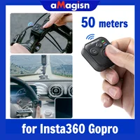 AMagisn Control remoto de obturador Bluetooth para cámaras de acción, alcance de 50 m y control remoto de batería de 96 H para accesorios GoPro Insta360
