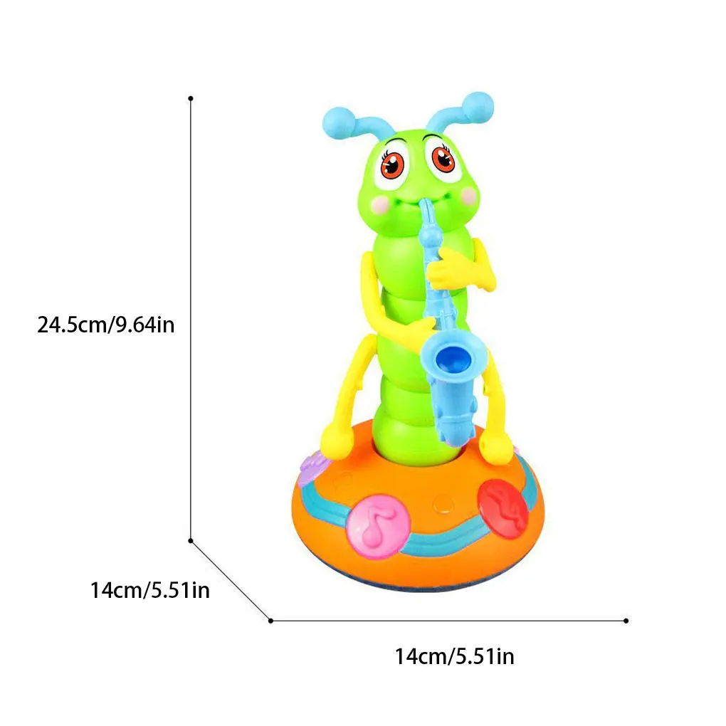 Twist Worm Electronic Toy With Colorful Lights And Music There Is Built-in Lighting System Odorless