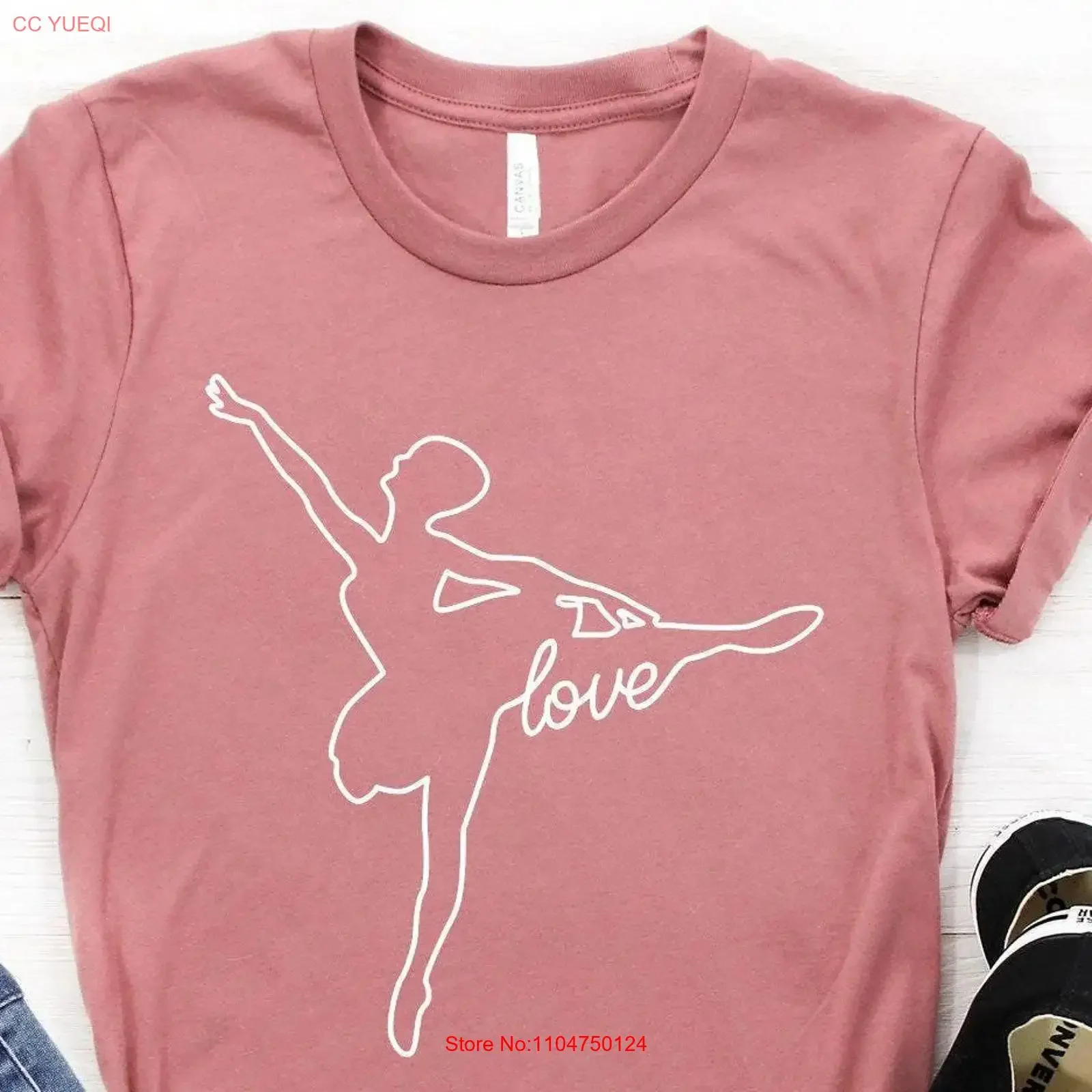 Dancing T Shirt I Love Dance Ballerina BalleT Tiny Dancer Softstyle  vintage Washed Stretched Comfortable designer clothes