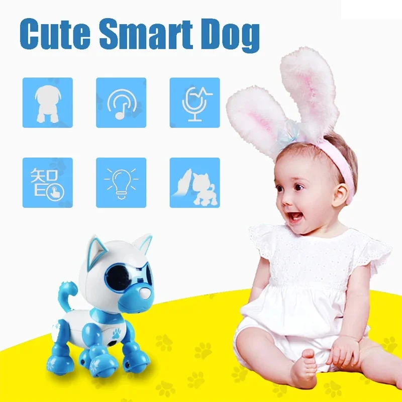 Chien mécanique Intelligent multifonctionnel, musique électronique, marche de danse, Robot interactif pour animaux de compagnie, jouet éducatif pour enfants