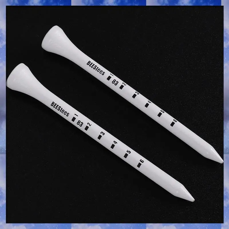 A35F New 50Pcs Professional Golf 83Mm White Golf Wood Tees Accessories Golf Training Aids