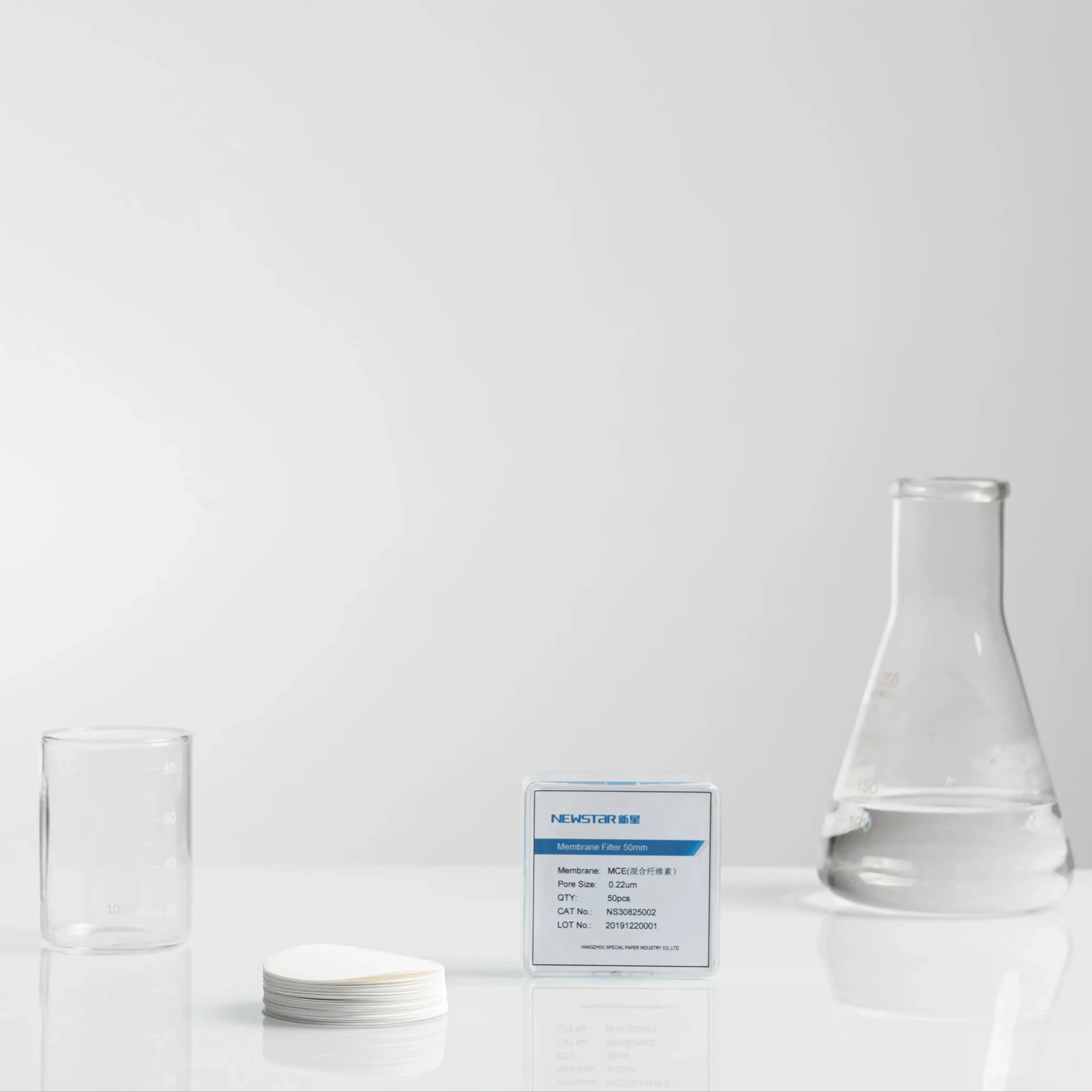 MCE (السليلوز المختلط إستر) مرشح غشاء القرص مختبر الترشيح 0.22um 0.45um 13 مللي متر 25 مللي متر 47 مللي متر مراقبة الجسيمات مراقبة الهواء #5