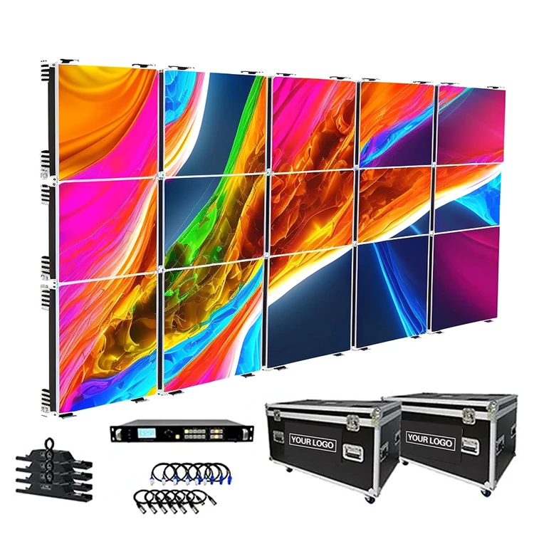 500*500 Creative Design HD Rental Smd LED Display Stage Screen Event Video Wall Package Feature-packed LED Technology