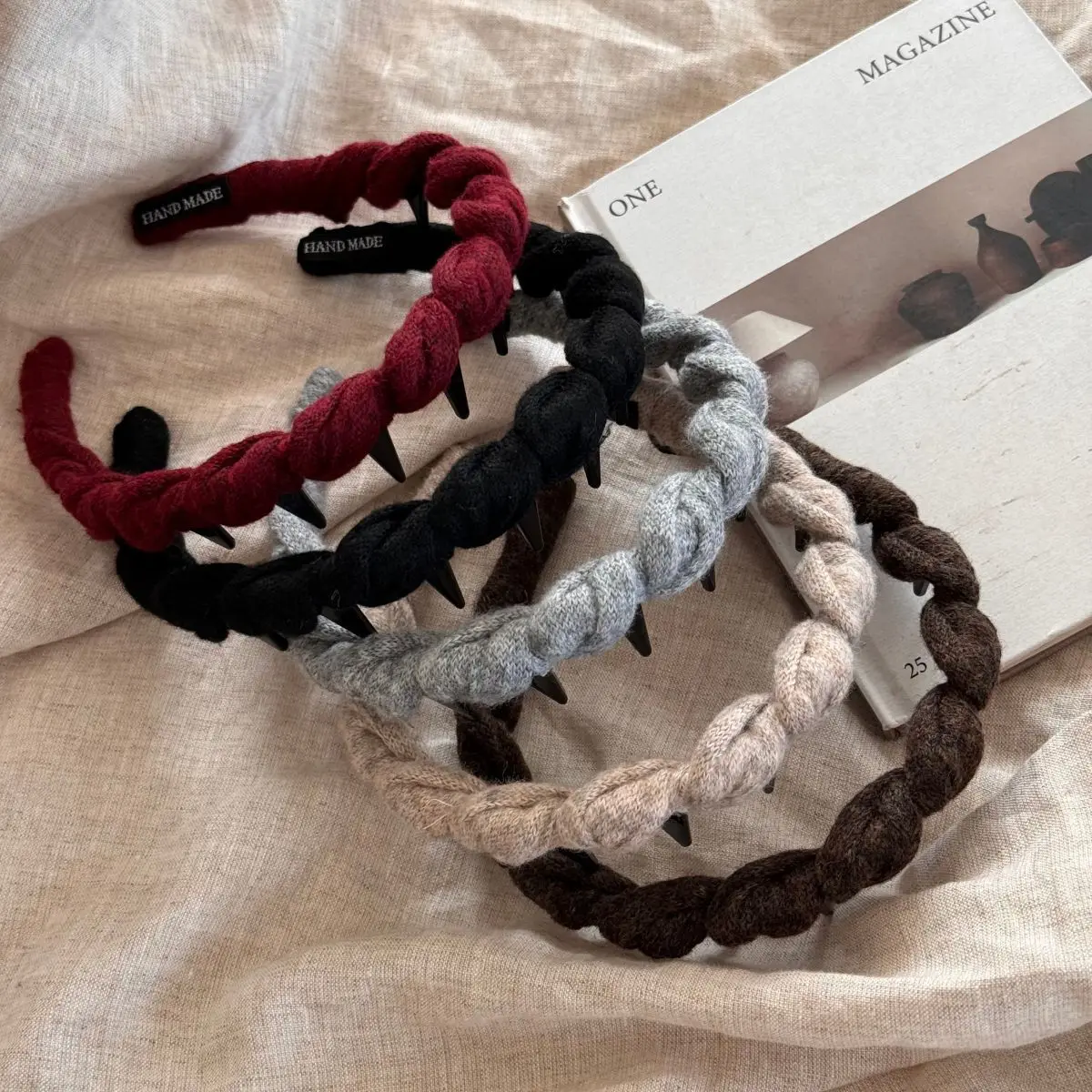 جودة عالية لف العجين المقلي التقلبات الأسنان الطويلة الشعر هوب عالية الجمجمة أعلى ضغط رباط شعر الأسنان المضادة للانزلاق حلية شعر