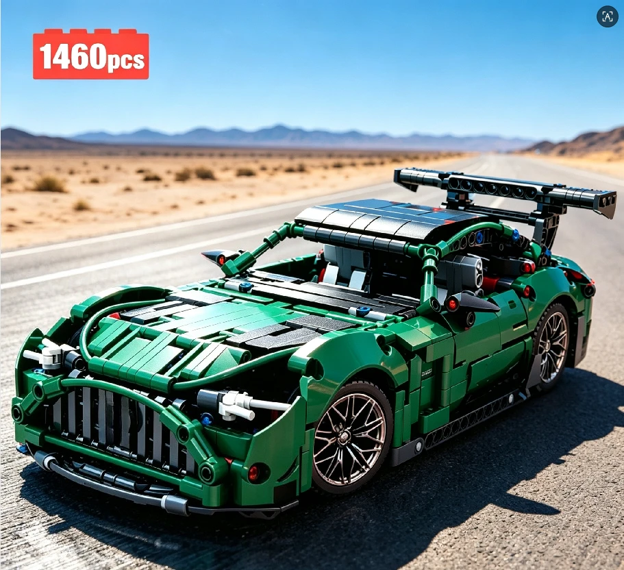 Cheapest In Stock 1:14 Scale Moc Racing Car Models, Home Decor, And Adult Birthday Gift Toy Sets