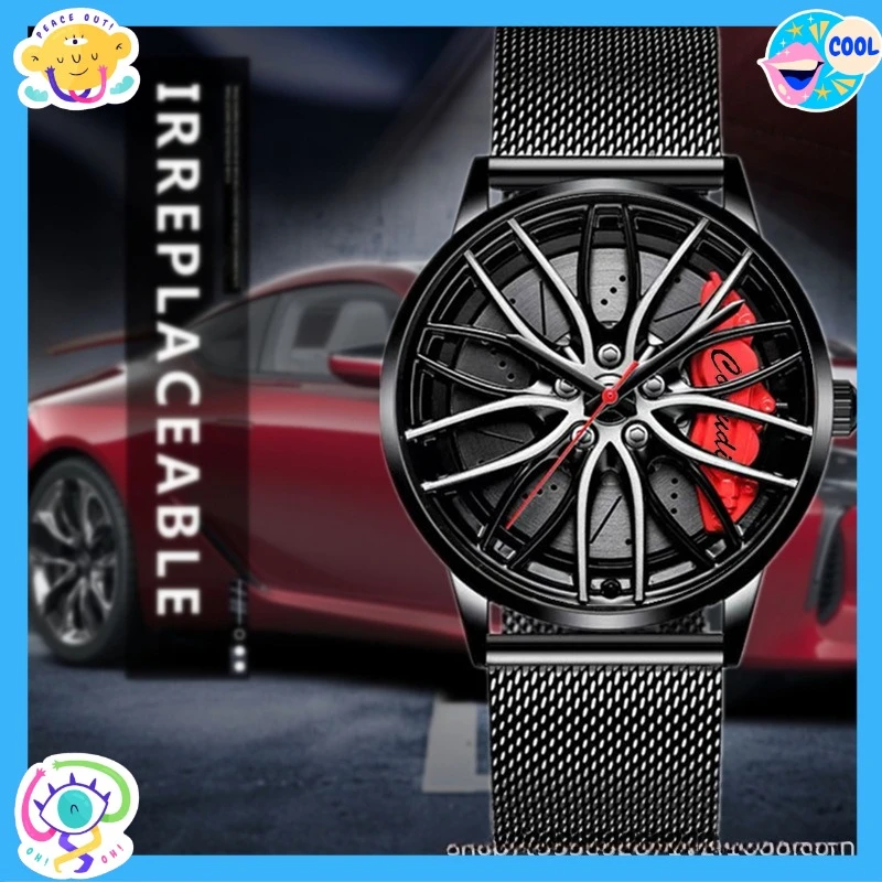 ساعة حركة أوتوماتيكية بالكامل للرجال محور عجلة السيارة المجوف مقاومة للماء ساعة غير ميكانيكية 2026 هدية متوسطة جديدة #1