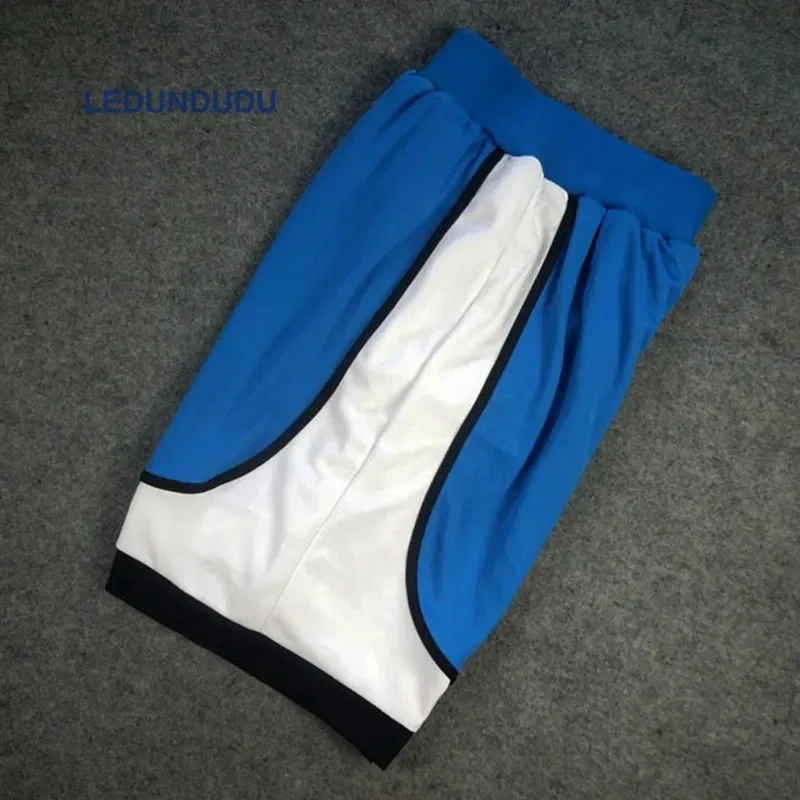 

qq 123Japan Anime Basuke Cosplay Kaijo School Uniforms Kise Ryota Men Basketball Jersey Sportswear T-shirt Shorts Set