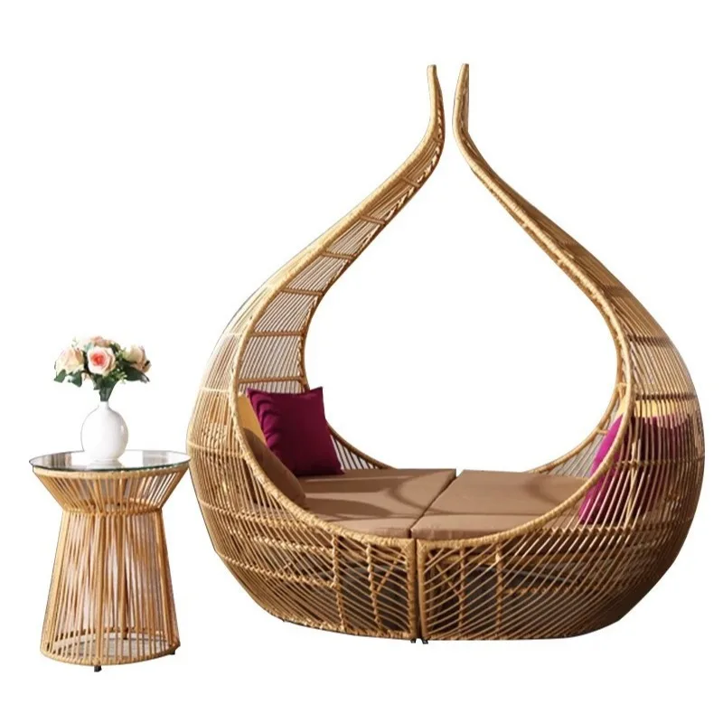 Pool Homestay Courtyard Bird's Nest Bed Villa Garden Creative Outdoor Furniture
