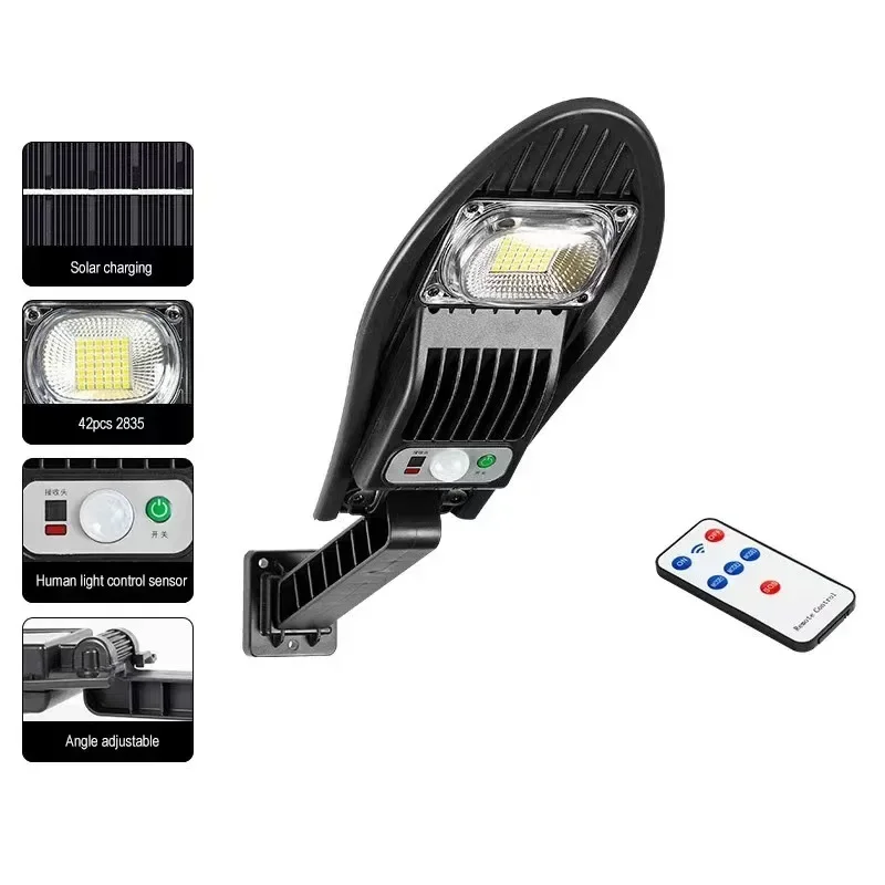 

New Outdoor Solar Integrated Street Light with Human Sensing Courtyard Light and Home Remote Control Garden Terrace Light