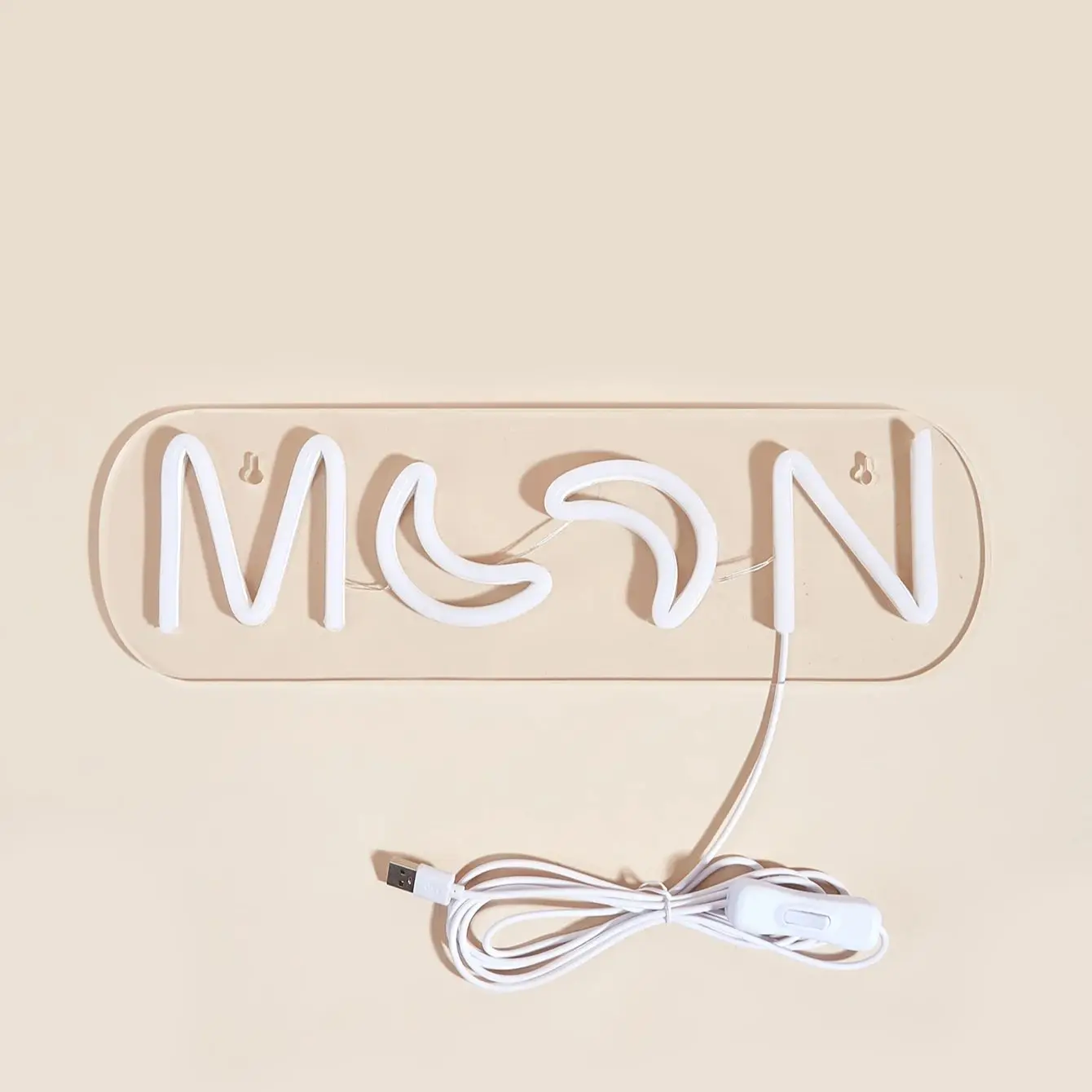 تشي شراء LED النيون القمر USB بالطاقة النيون علامات ضوء الليل ثلاثية الأبعاد جدار الفن غرفة نوم غرفة المعيشة مصباح ديكور علامات