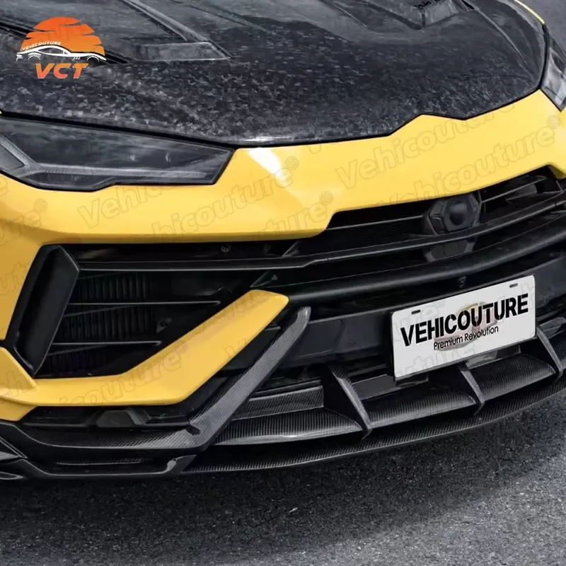 New VCT Dry Carbon Fiber Bumper Upgrade Auto Parts for URUS with 100% Fitment Self-adhesive 6-Month Warranty