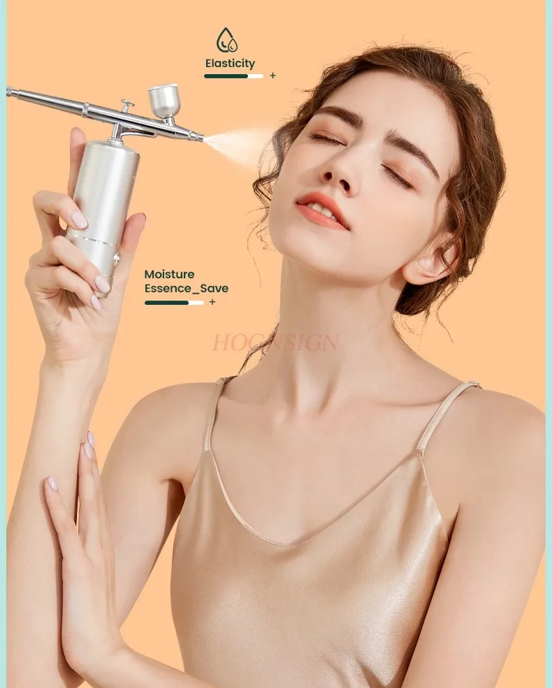 Nano spray handheld charging high-pressure spray gun beauty instrument water replenishing essence introduction