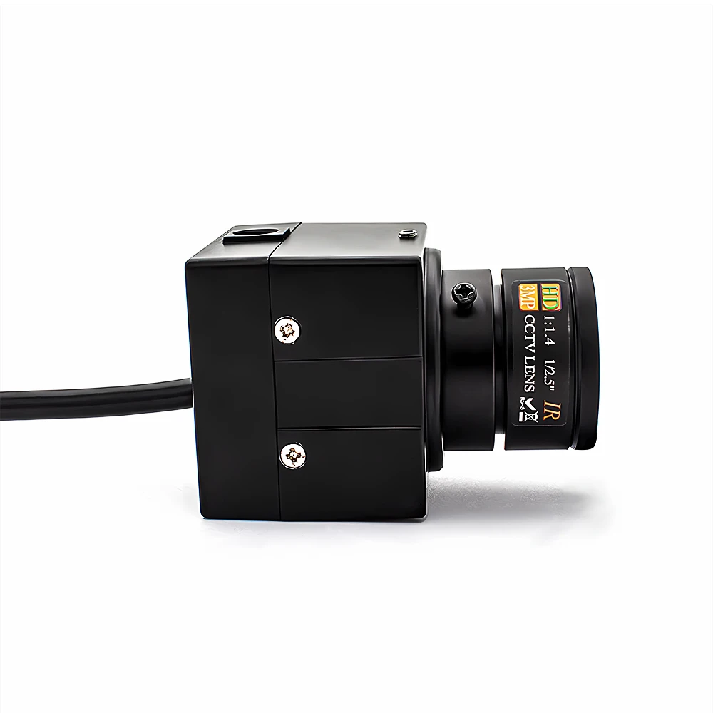 WGWK High Speed USB Camera 1080P HD MJPEG 60FPS UVC Plug Play PC Webcam With 4mm 82° CS Mount Lens For Skype, Video Recording - Image 3