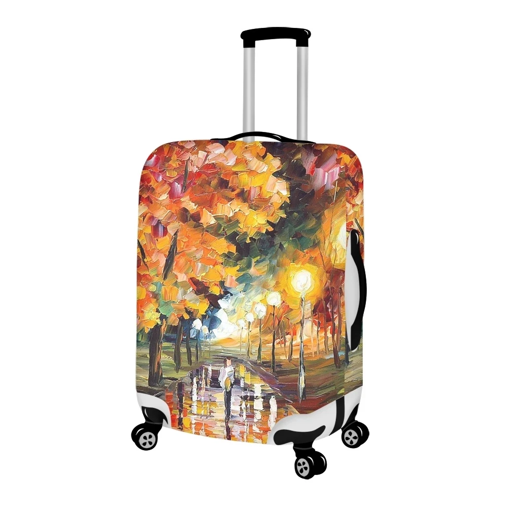 2023 18-32inch Suitcase Cover Oil Painting Trolley Case Thicking Stretch Protection High Travel Accessories for Luggage