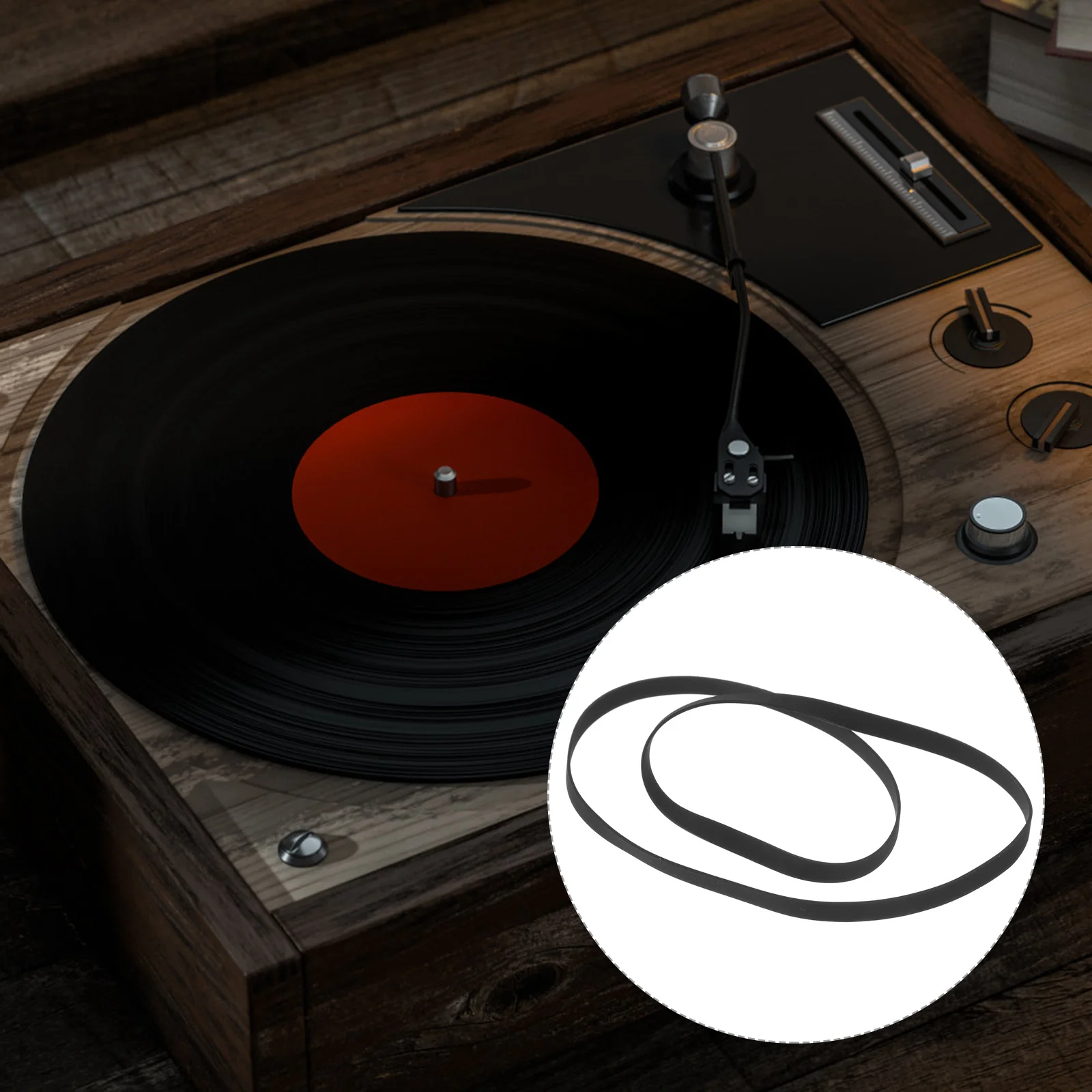 

Kassettenrekorder Riemen Antriebsgummi Ersatz Antriebsriemen Cassette Tape Belt Black Rubber Drive