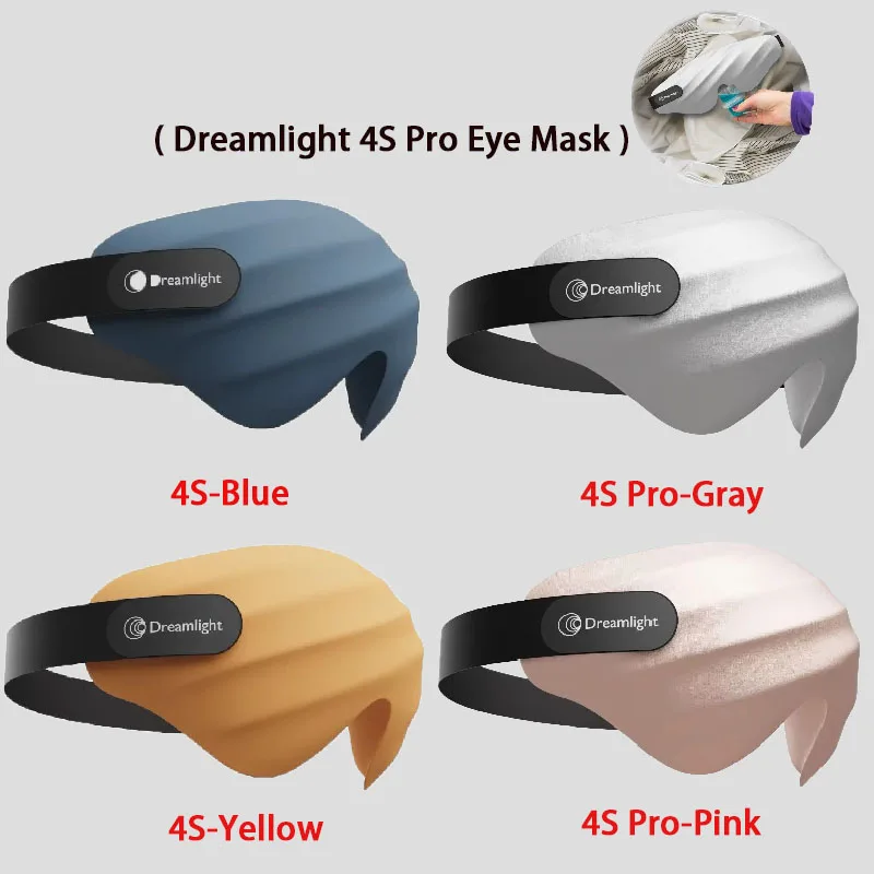  Dreamlight 4S Eye Mask Sleep 3D Stereoscopic Sleep Aid for Male Women Adult for Sleeping Block Out Light Travel Blinkers