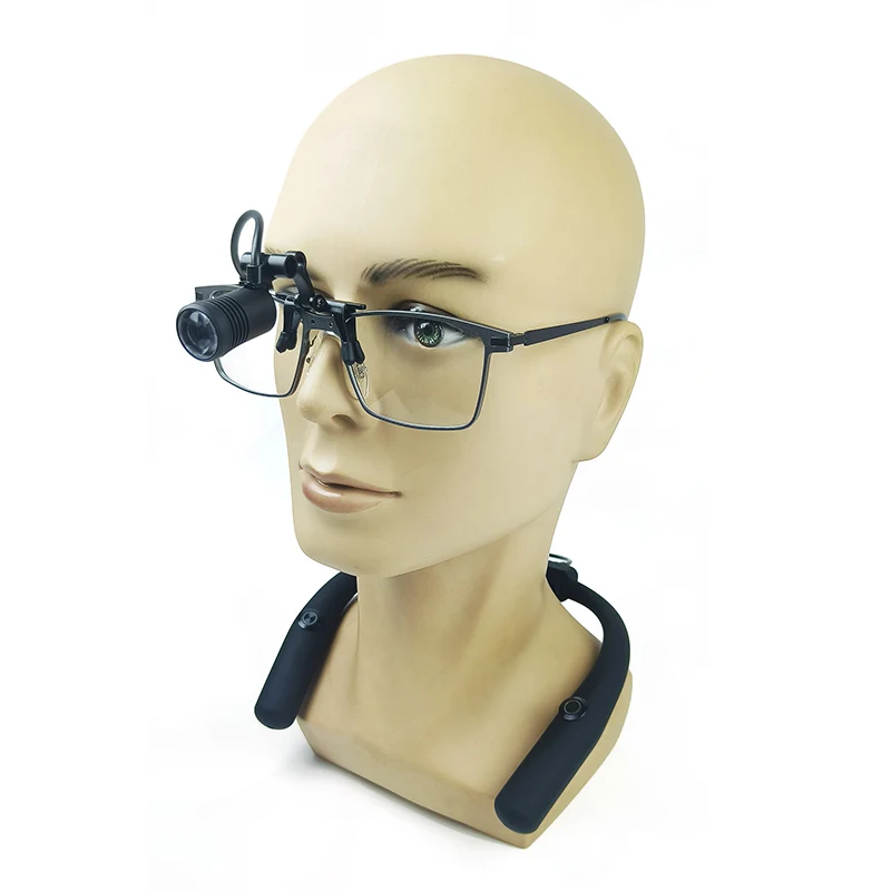 Burite 3W Headlight Neck Hanging Headlamp with Filter surgical surgeon Loupes Lab Use Belt Clip Style headlamps image 6