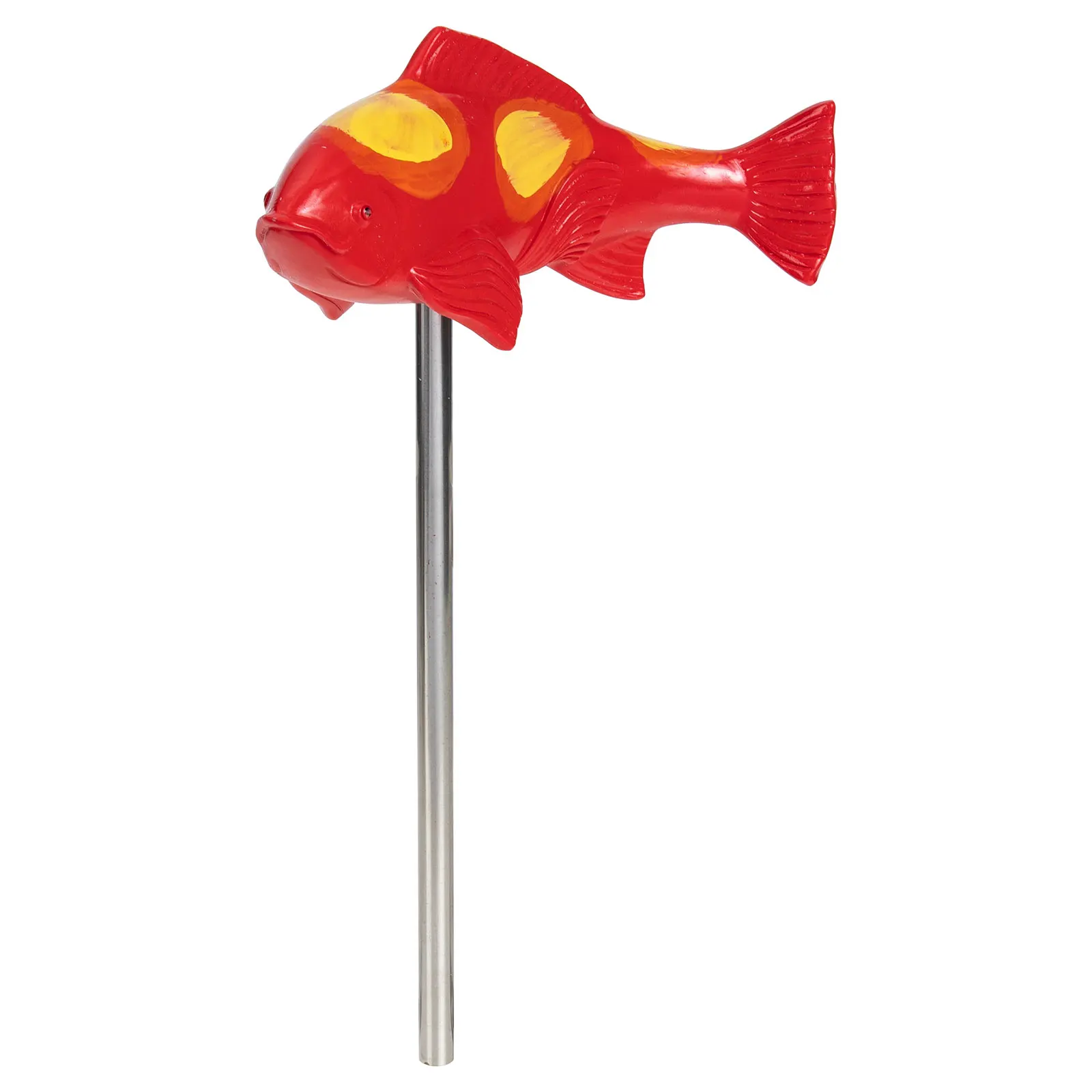 

Koi Resin Decoration Red Smooth Garden Yard Fish Ornament Resin Koi Craft Decorative Stake Easy Insert Ground Modern Farmhouse