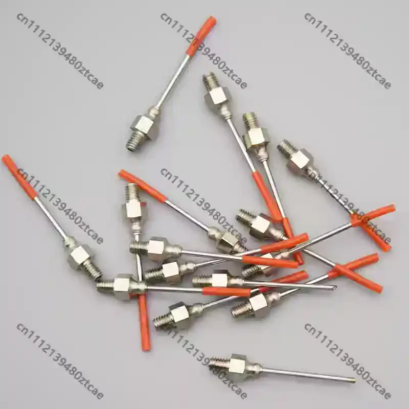 External Thread Needle, Stainless Steel Precision Dispensing Nozzle Custom Extended Tip