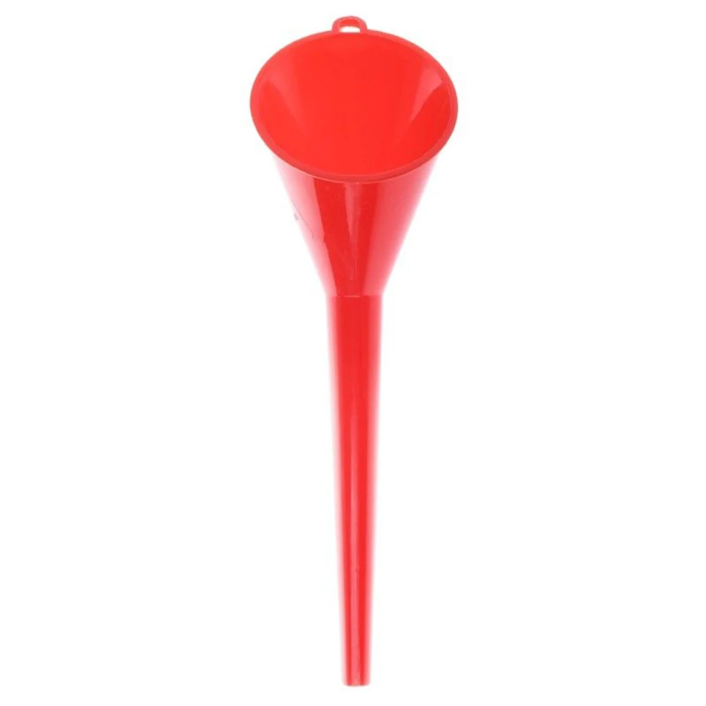 Car Long Stem Funnel Gasoline Oil Fuel Filling Tools Anti-splash Plastic Oil Funnel Motorcycle Refueling Tools Auto Accessories