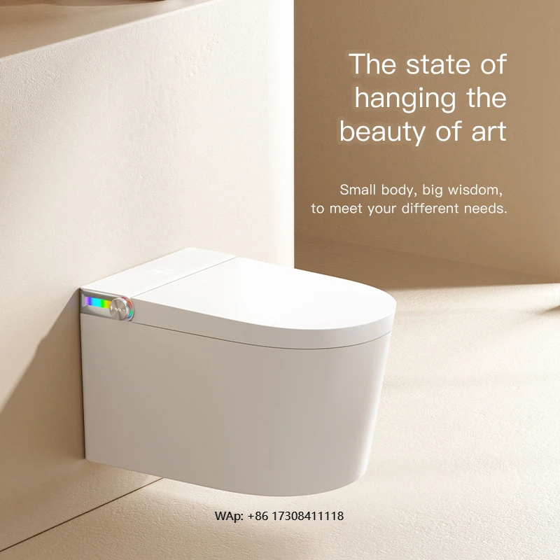 

Hidden Water tank Wall-mounted Toilet Bathroom Tankless Wall-mounted Smart Toilet