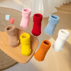 Baby Accessories Baby New Year Socks Girl Newborn Cute Warm Red Socks for Baby Girl 2 Years Non-slip Floor Cotton Children Socks