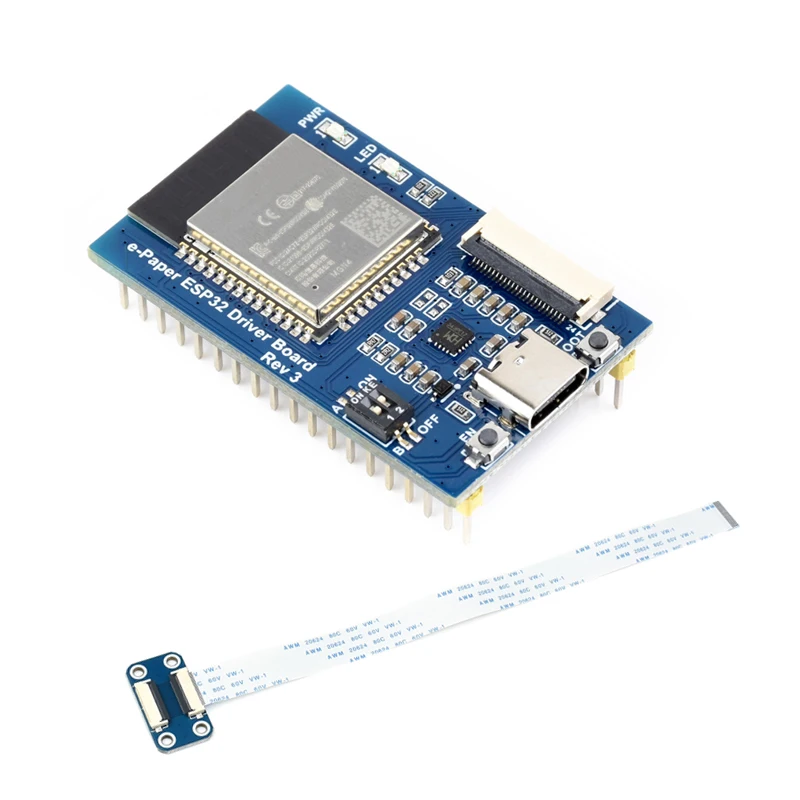 Waveshare e-Paper ESP32 Driver Board Universeel e-Paper Raw Panel E Inkt Draadloos Driver Board ESP32 WiFi / Bluetooth - afbeelding 1