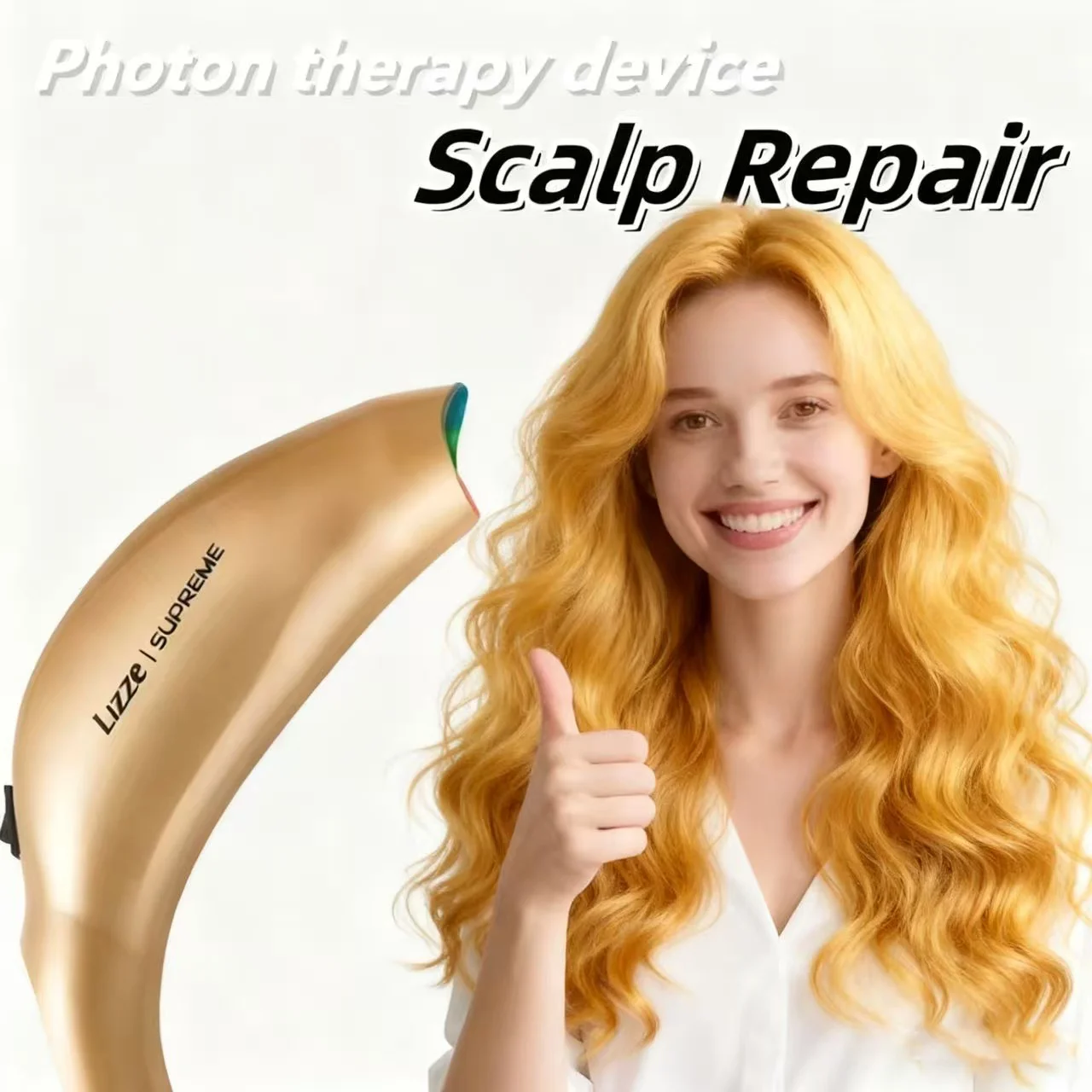 

Customizable Hair Care Device Triple Light Scalp Care Growth Hair Regrowth Device Anti Hair Loss Machine Improve Scalp Follicle