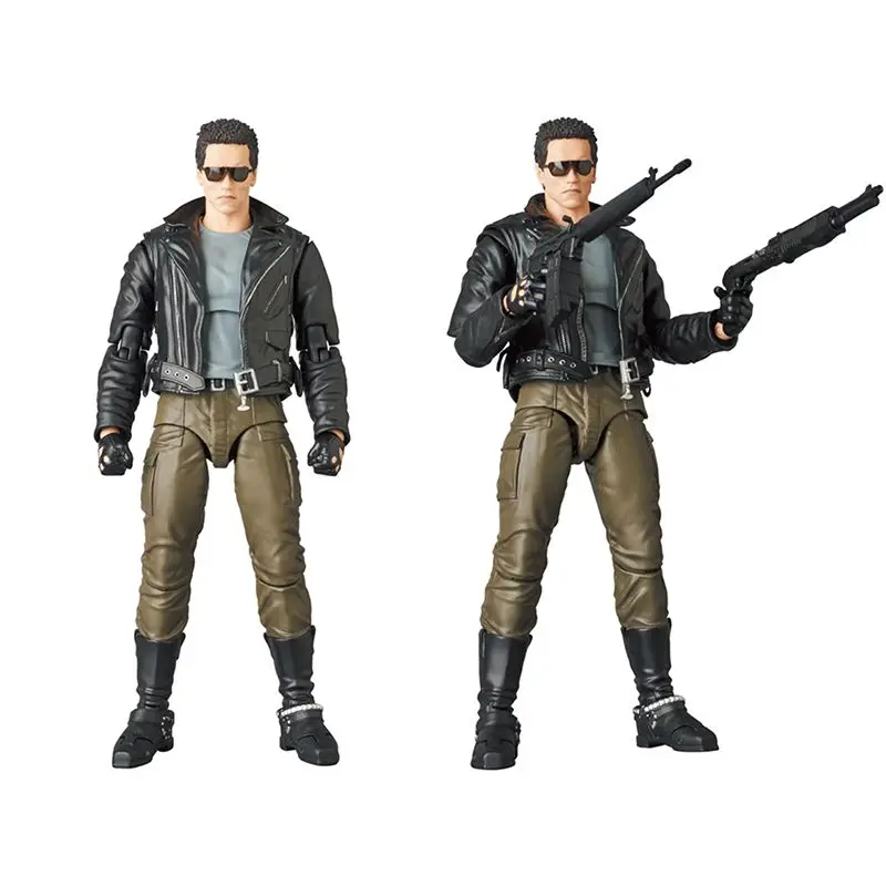 Original  MAFEX 176 MAFEX T-800 The Terminator Ver In Stock Anime Collection Figures Model Toys