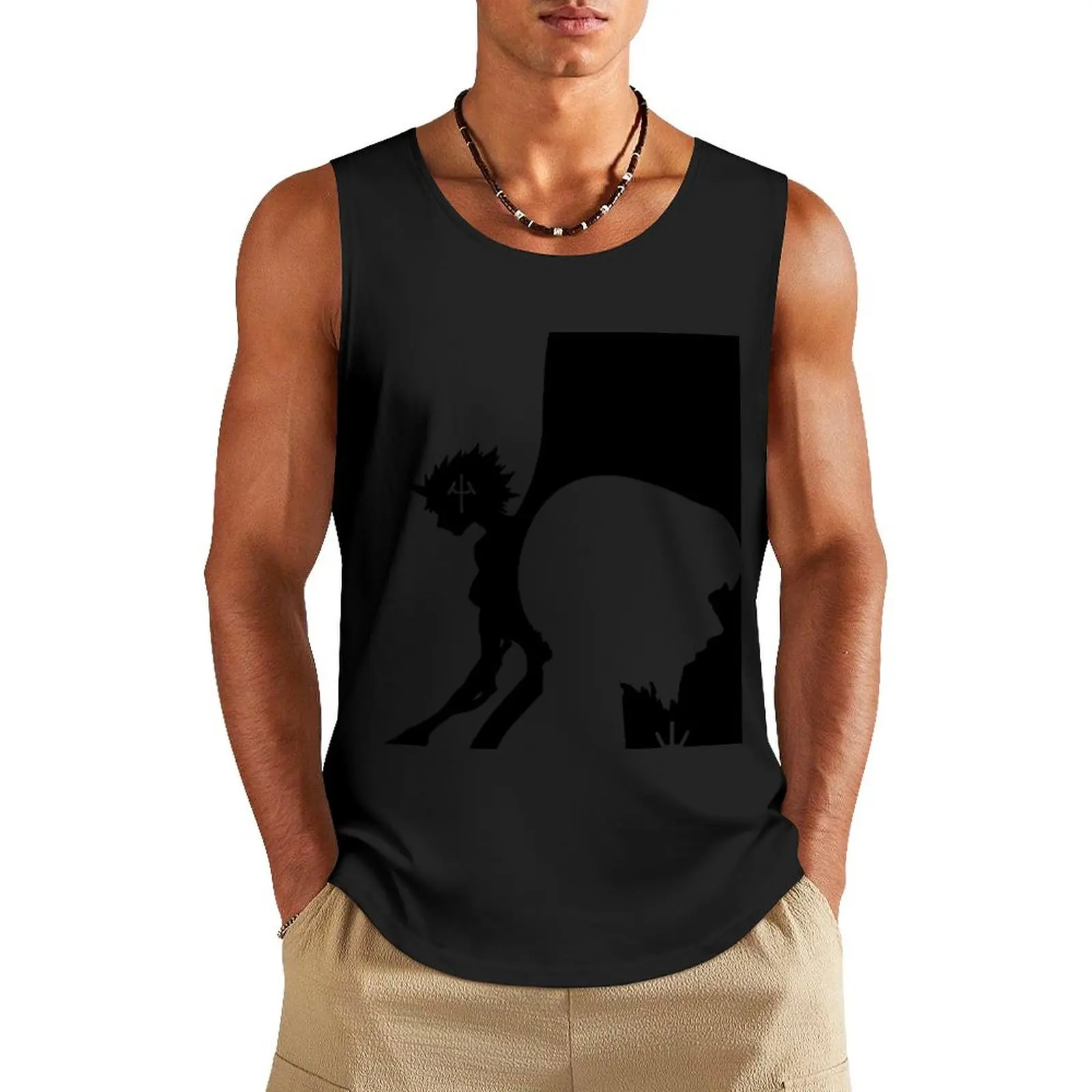 Claymore - Priscilla and Clare Tank Top Male vest Men's cotton t-shirt bodybuilding men clothes Men's gym clothing